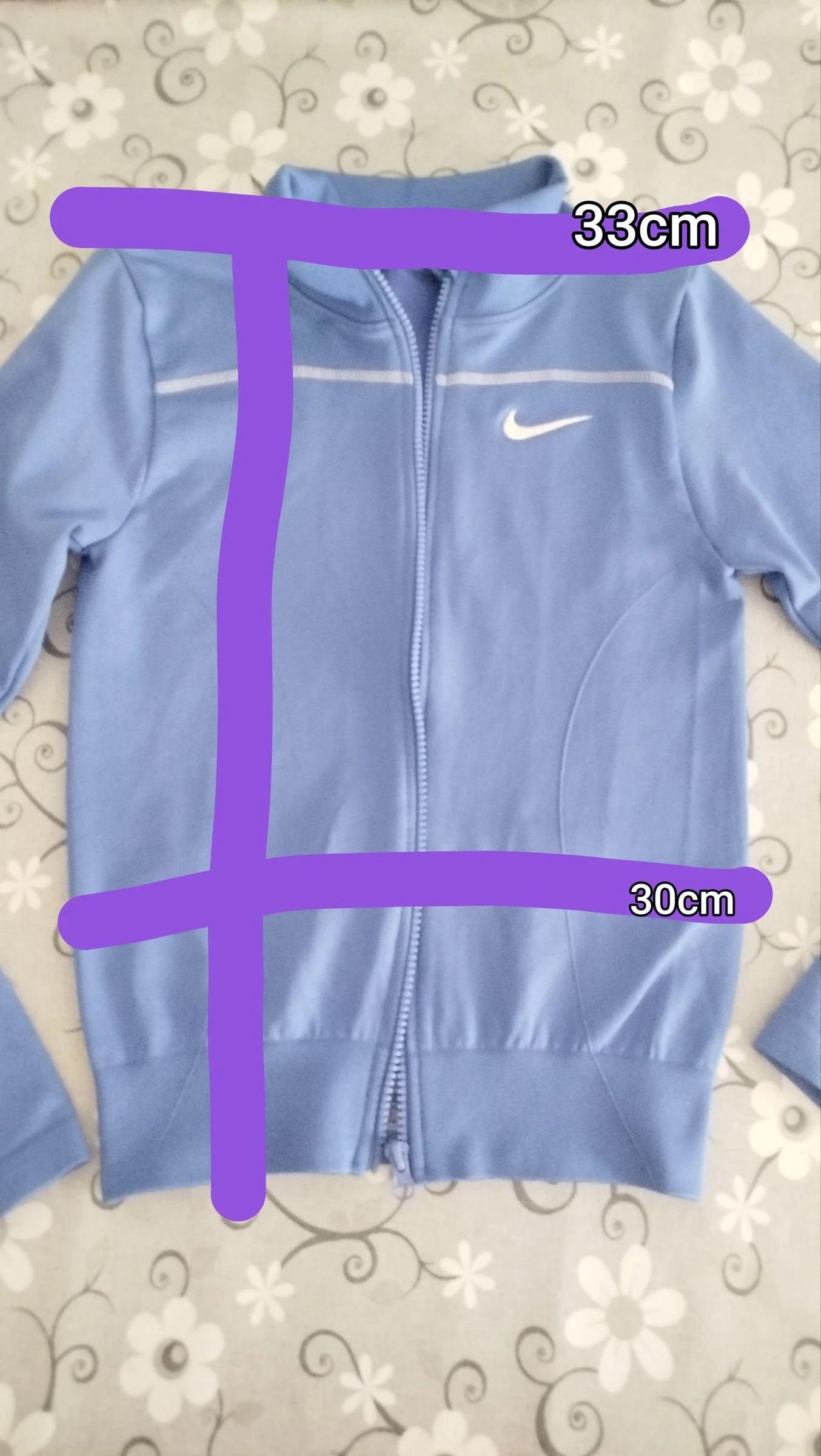 Conjunto deportivo Nike azul pastel - Chaqueta + Leggings (Talla L/XL) – photo 7